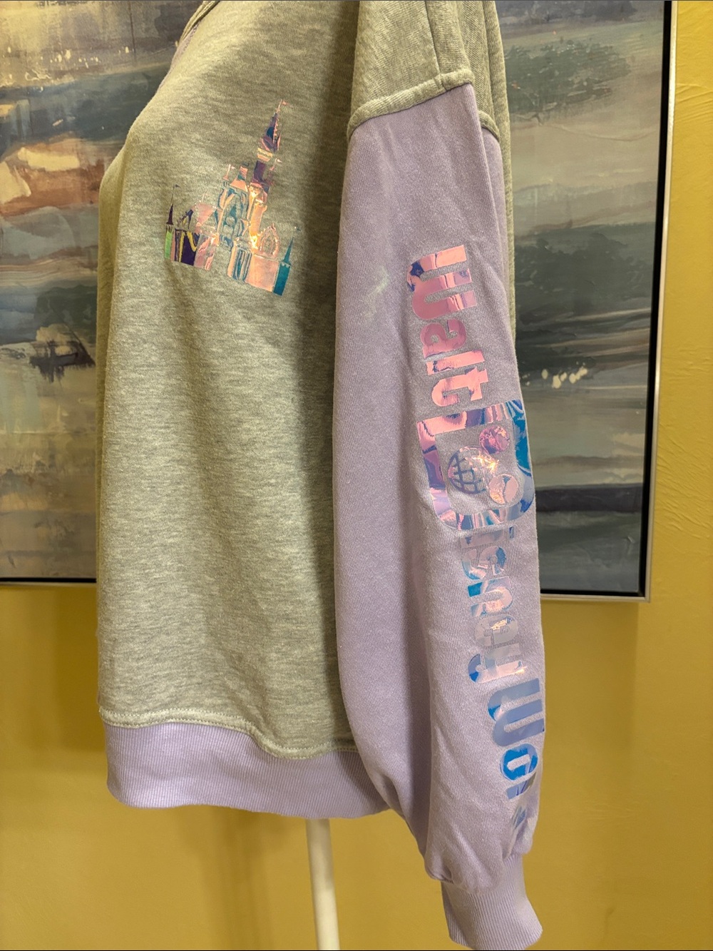 Disney Pastel Lavender Graphic Sweatshirt